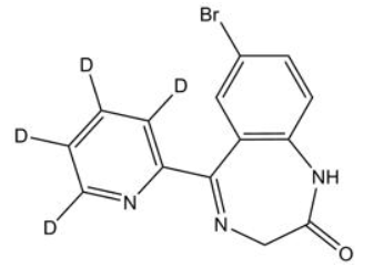 溴西泮-D4標(biāo)準(zhǔn)溶液